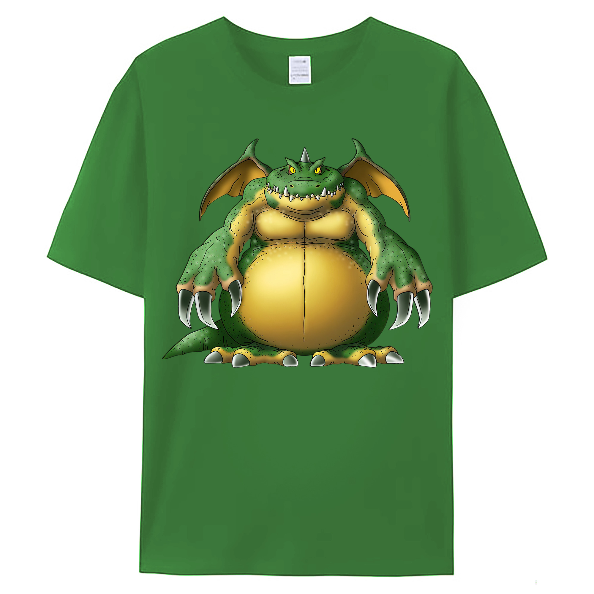 （画像用） ドラゴンクエスト Doragon Kuesuto Dragon Quest レディースカジュアルプリントTシャツ（綿100％）
